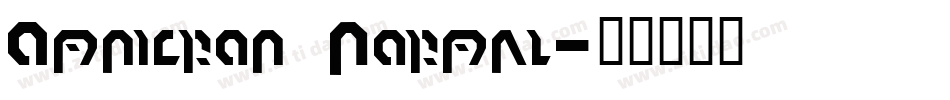 Omnicron Normal字体转换